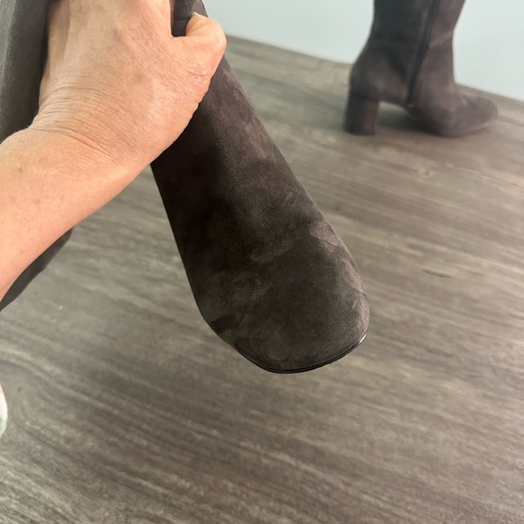 Ann Taylor Brown Over the Knee Boots with Suede Finish - Picture 8 of 12
